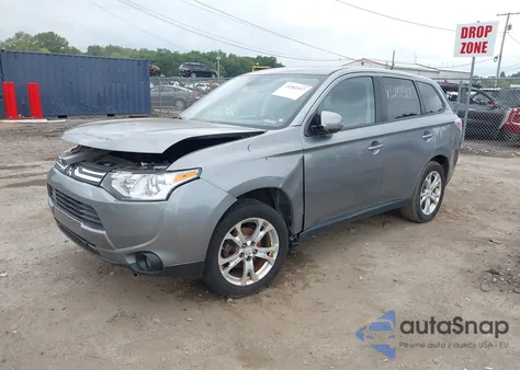 2014 Mitsubishi Outlander Se z USA, uszkodzony, nr VIN JA4AZ3A31EZ008903